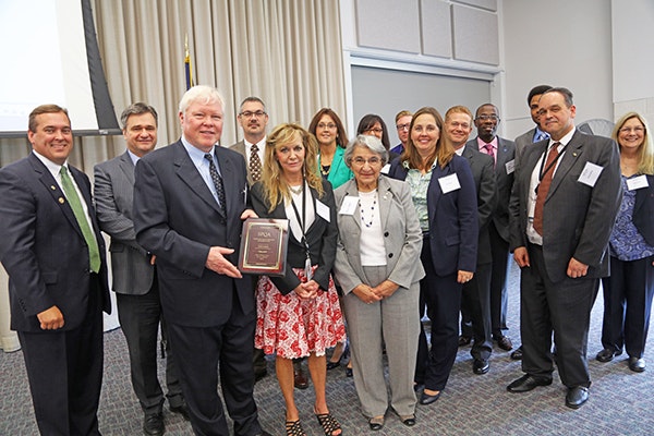 The Prince William County Service Authority won the 2018 Virginia SPQA Achievement Award from the U.S. Senate Productivity and Quality Award (SPQA) Program.